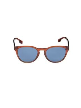 Burberry 54MM Oval Sunglasses Brown Blue